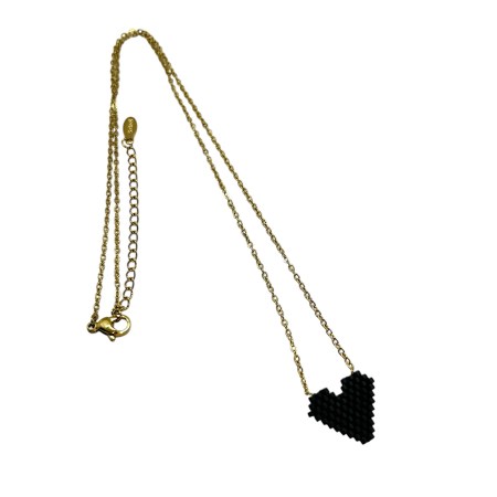 necklace black heart4